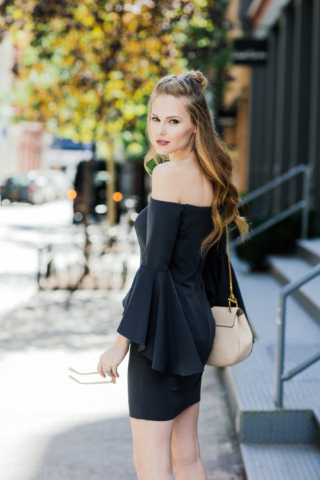 Miss USA 2011 Alyssa Campanella of The A List blog wearing the Selena dress by Milly at NYFW