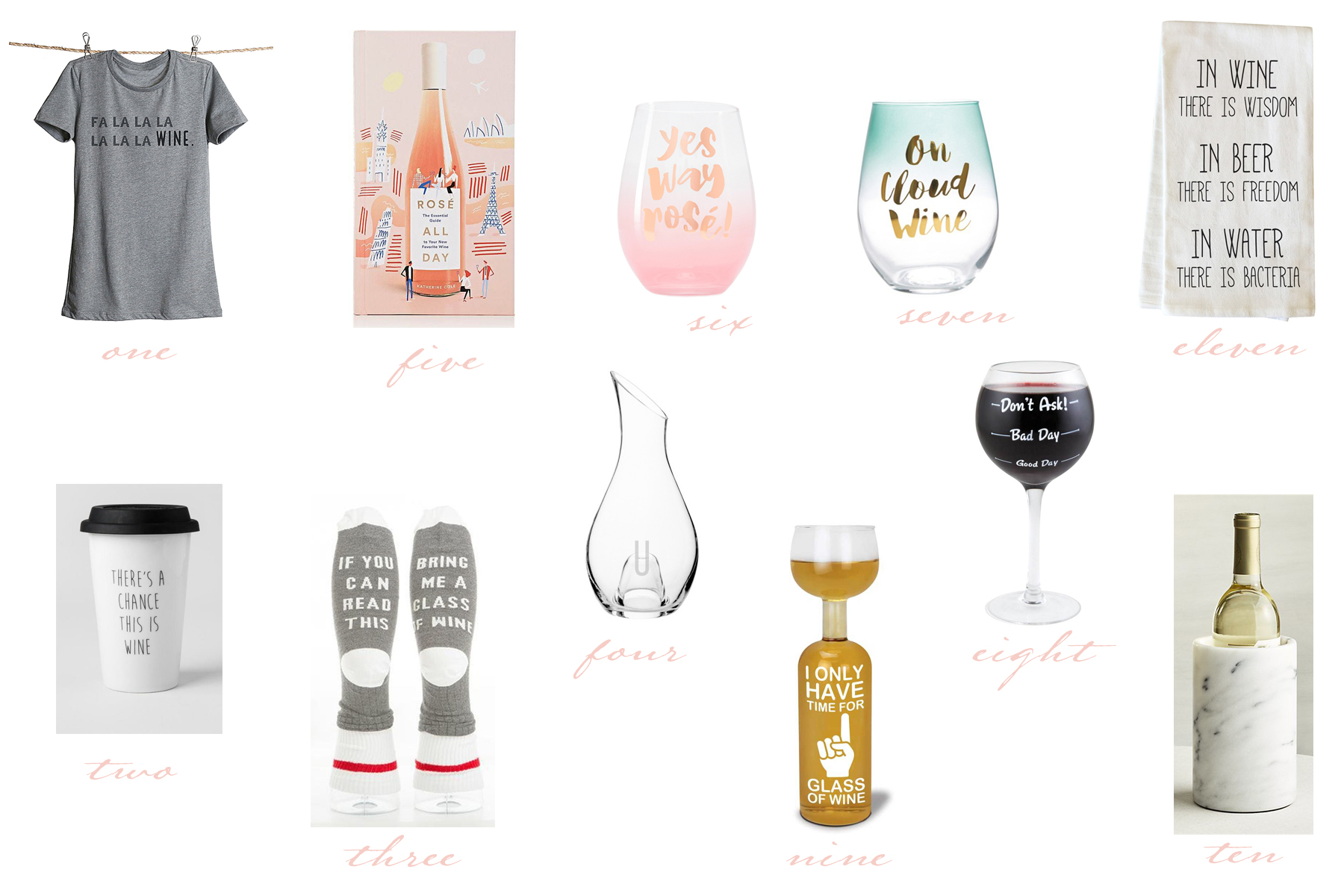Alyssa Campanella of The A List blog shares her holiday gift guide for wine lovers