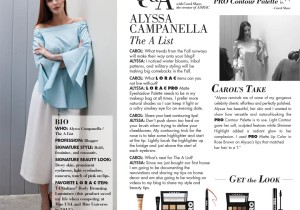 Lorac Cosmetics Pro-Files Fall Collection Alyssa Campanella