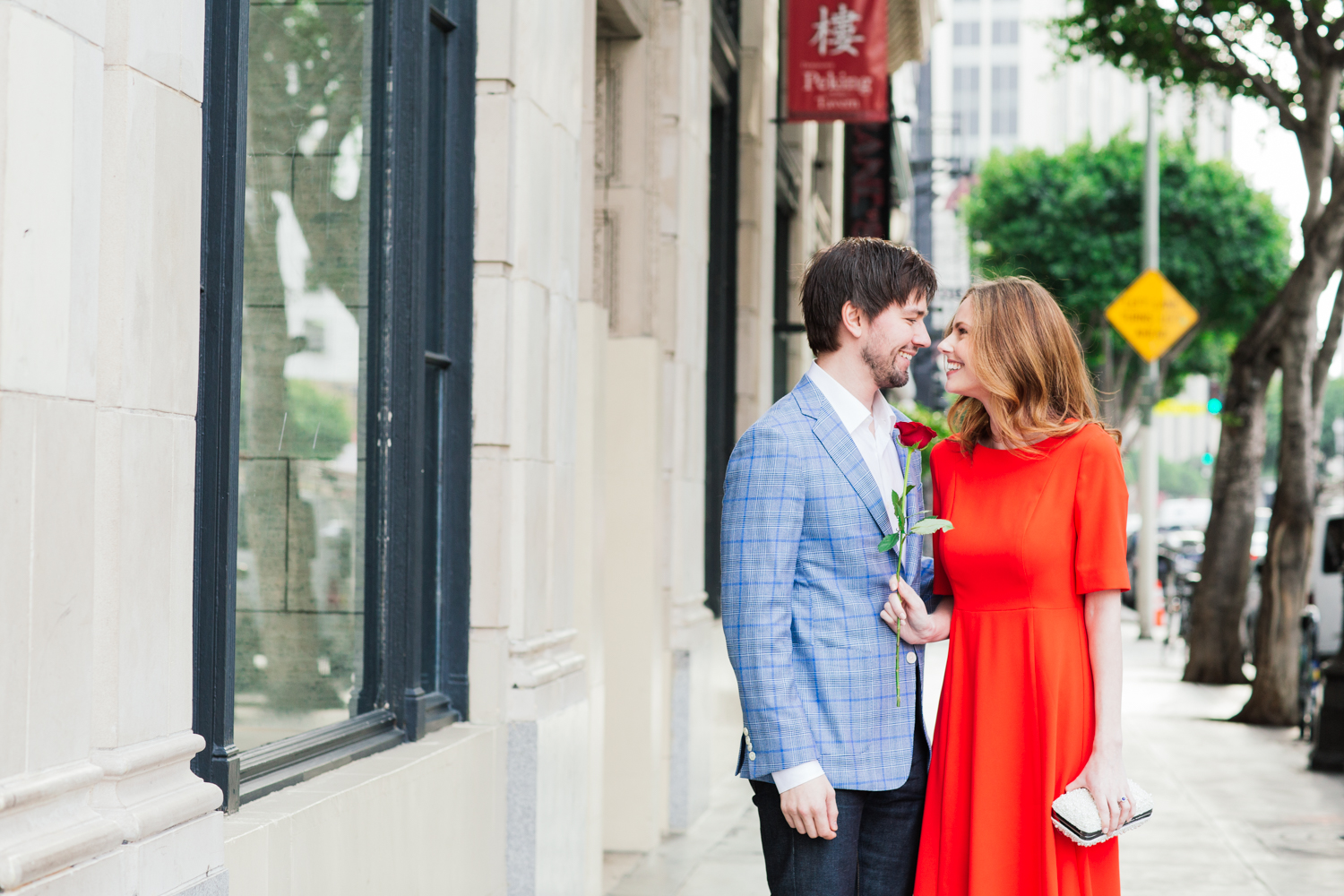 The A List blog Alyssa Campanella Torrance Coombs engagement L.K. Bennett Cayla Dress