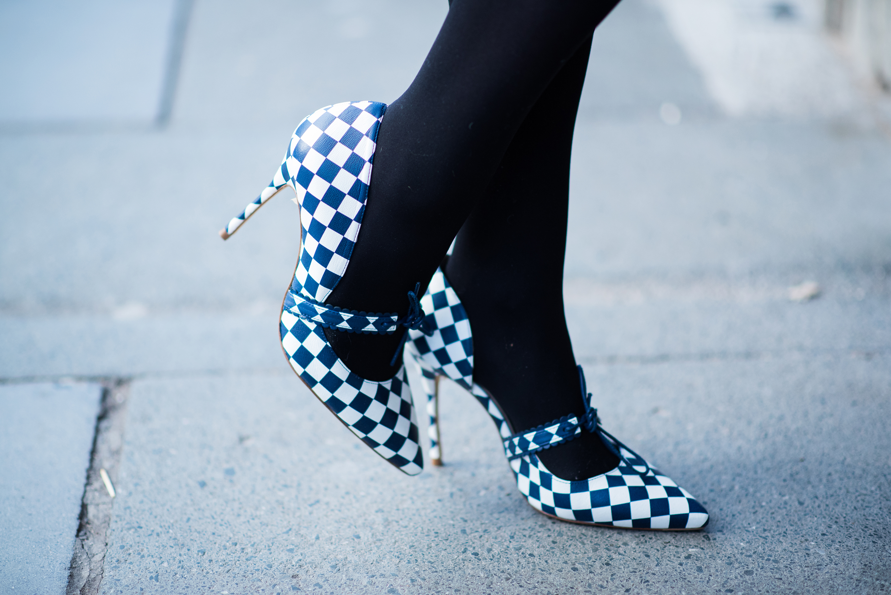 Alyssa Campanella The A List blog Miss USA Ireland LK Bennett London Bionda Castana January Heels