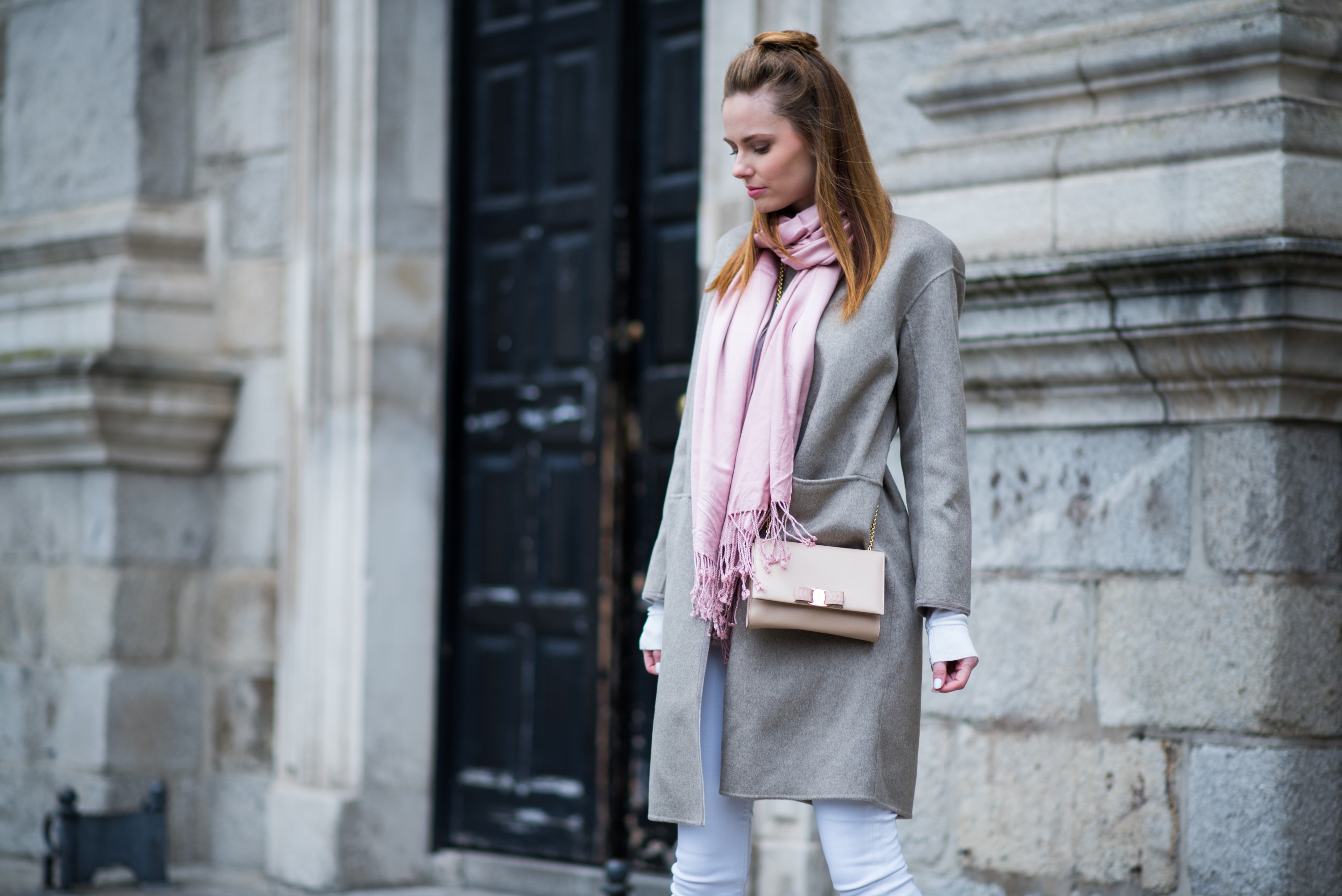 Alyssa Campanella The A List Blog Miss USA 2011 Ireland Lafayette 148 NY Channing Cashemere Coat Dublin Valentino Rockstud Heels