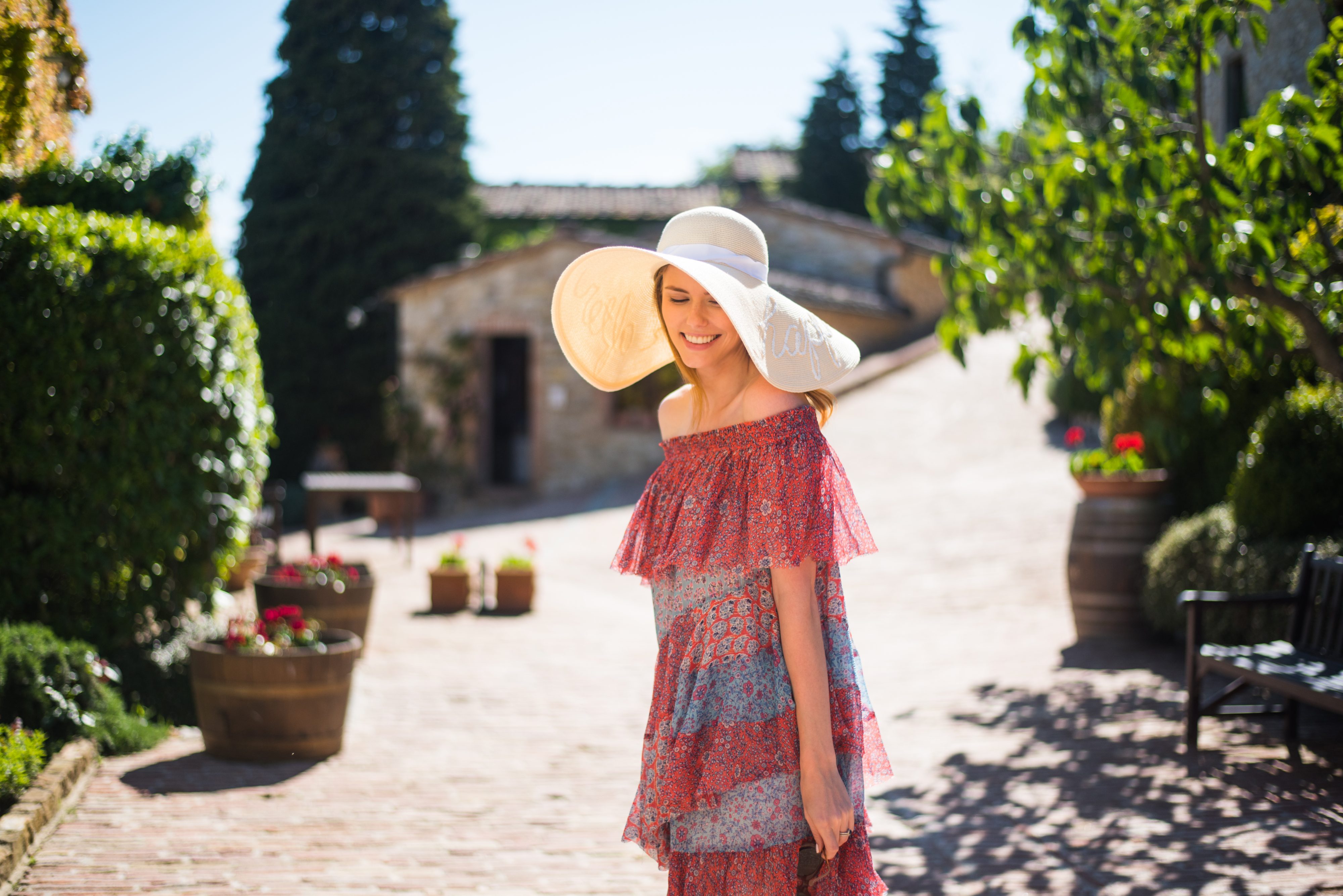 Alyssa Campanella The A List blog Miss USA 2011 Honeymoon Rebecca Taylor Amanda Dress Eugenia Kim Happily Ever After Hat