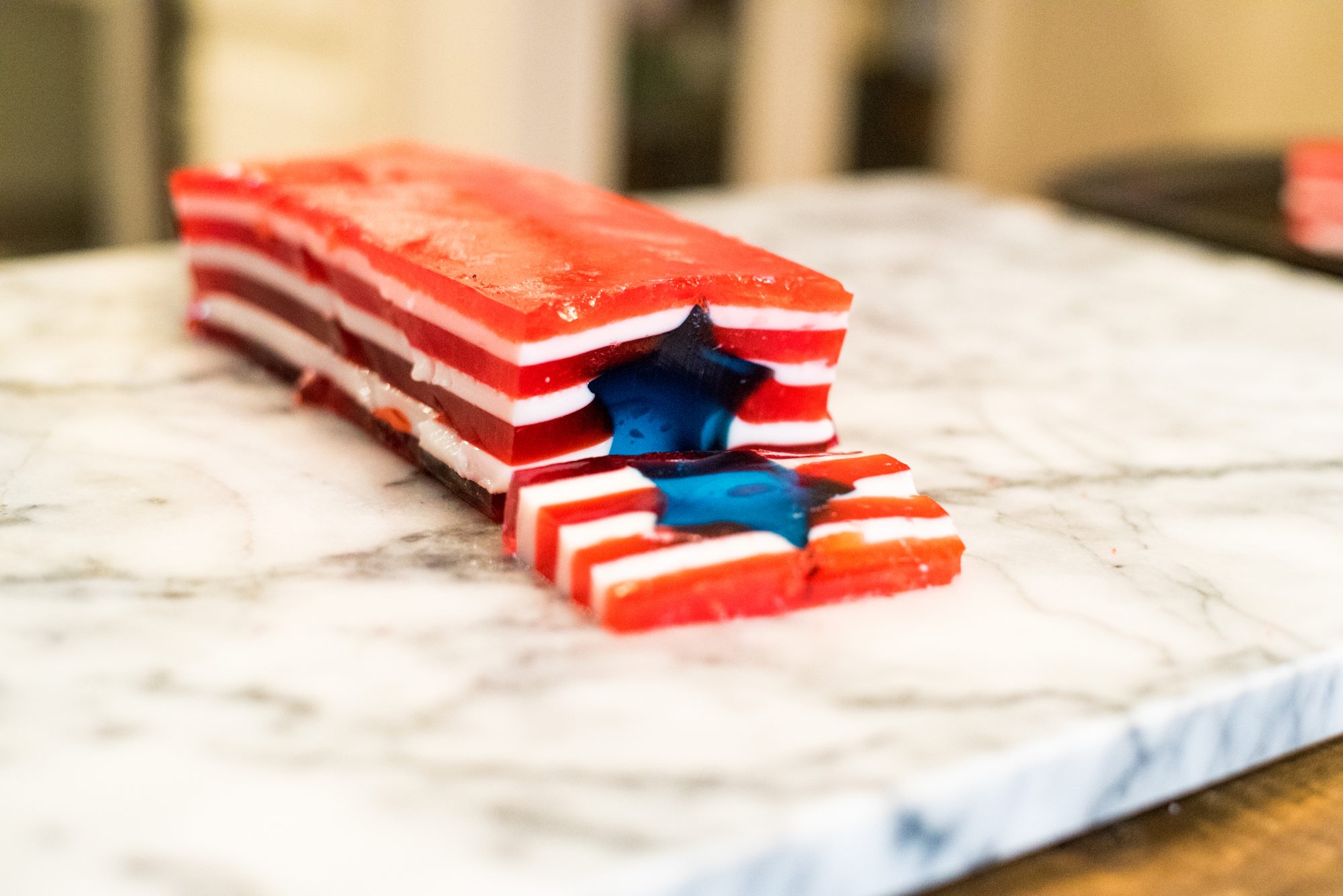 Miss USA 2011 Alyssa Campanella of The A List blog bakes Food Network's flag cake for Flag Cake Conquest