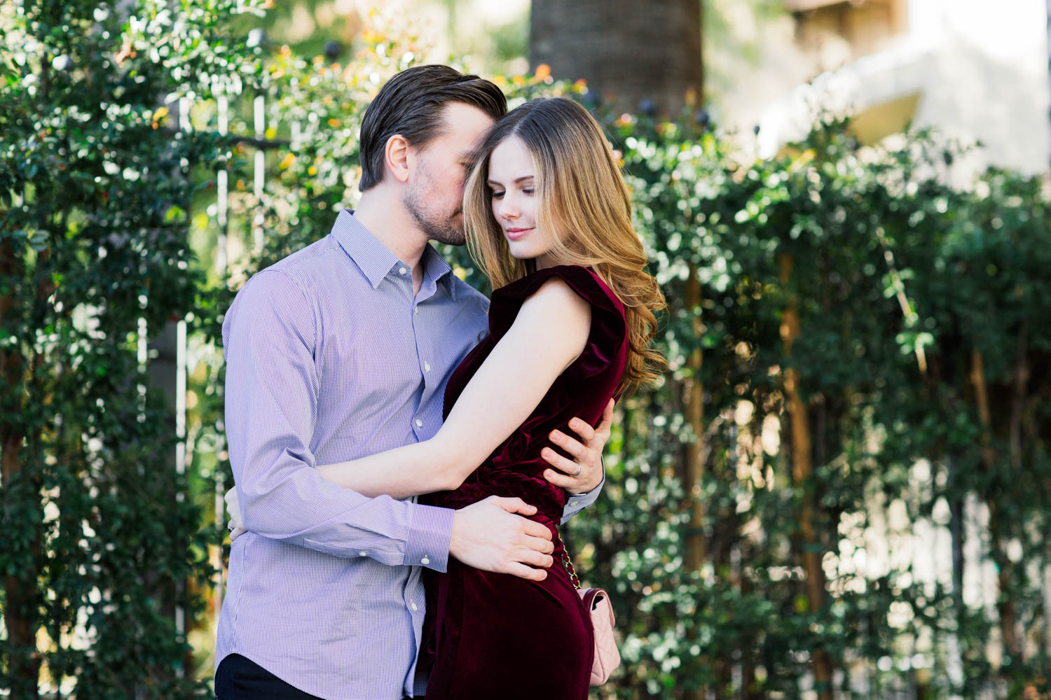 Miss USA 2011 Alyssa Campanella of The A List blog and husband Torrance Coombs of Reign celebrate Valentine's Day