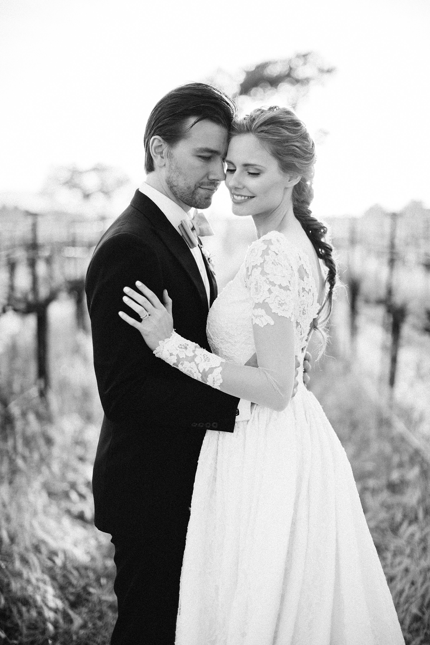 Miss USA 2011 Alyssa Campanella of The A List blog and Reign star Torrance Coombs celebrating the wedding on April 2, 2016