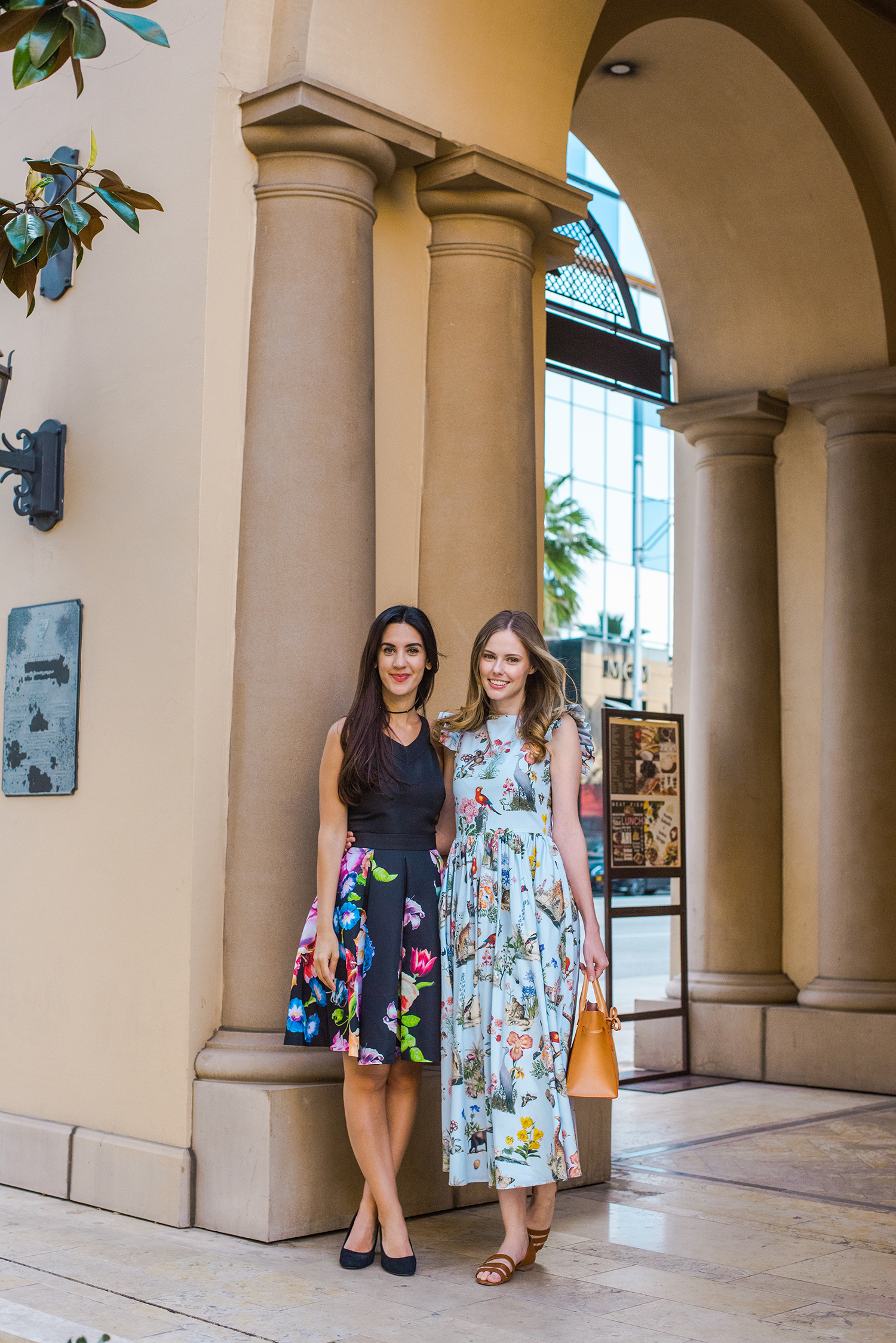 Miss USA 2011 Alyssa Campanella of The A List blog and Natalie Zfat of The Social Co have a girls day out in Beverly Hills