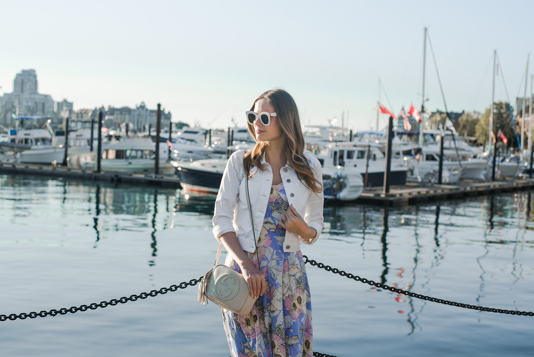 Alyssa Campanella The A List blog wearing Yumi Kim Prima Donna Dress while exploring Victoria