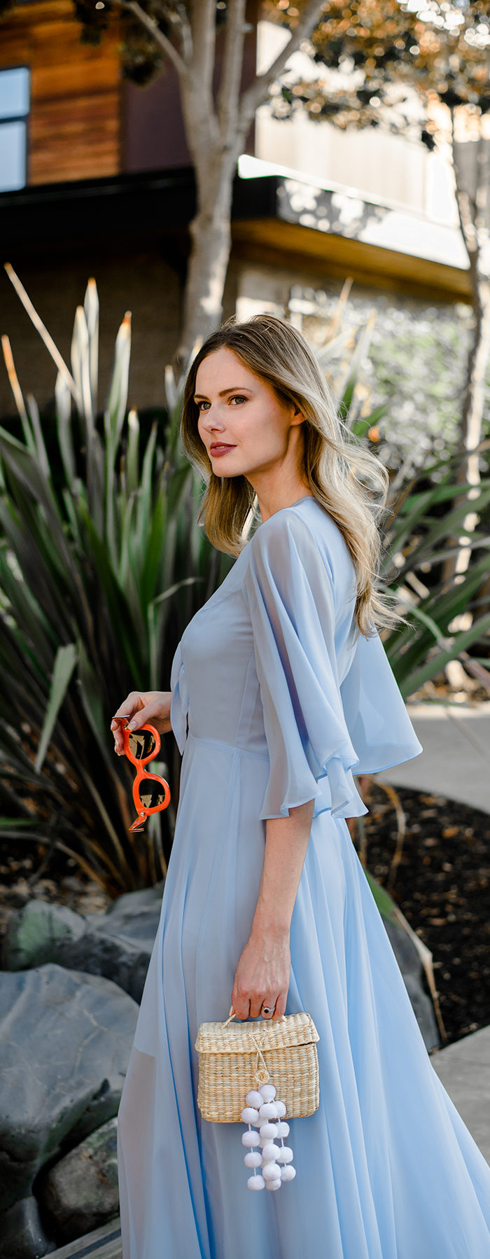 Alyssa Campanella of The A List blog visits Bardessono with Visit Napa Valley wearing Yumi Kim Forever and Always Maxi dress