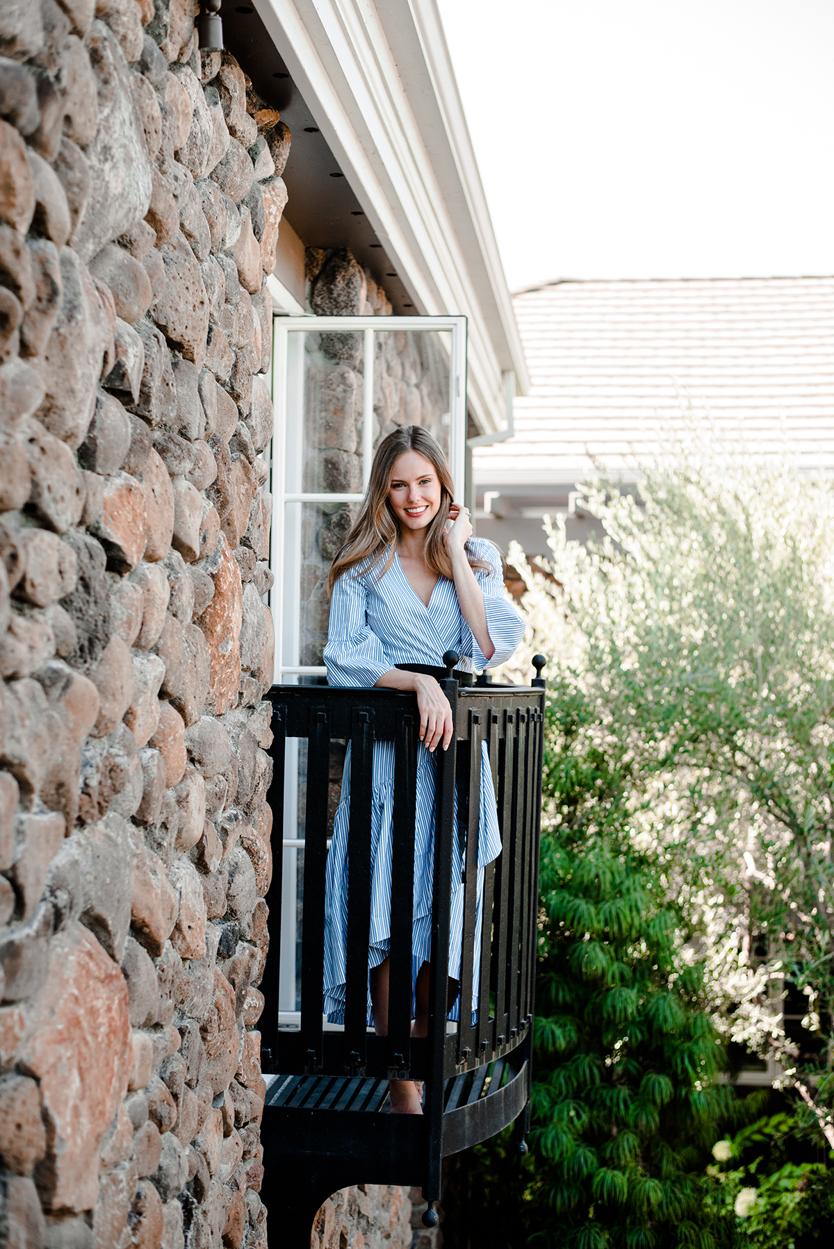 Alyssa Campanella of The A List blog shares her Napa Valley Lookbook in MDS Stripes