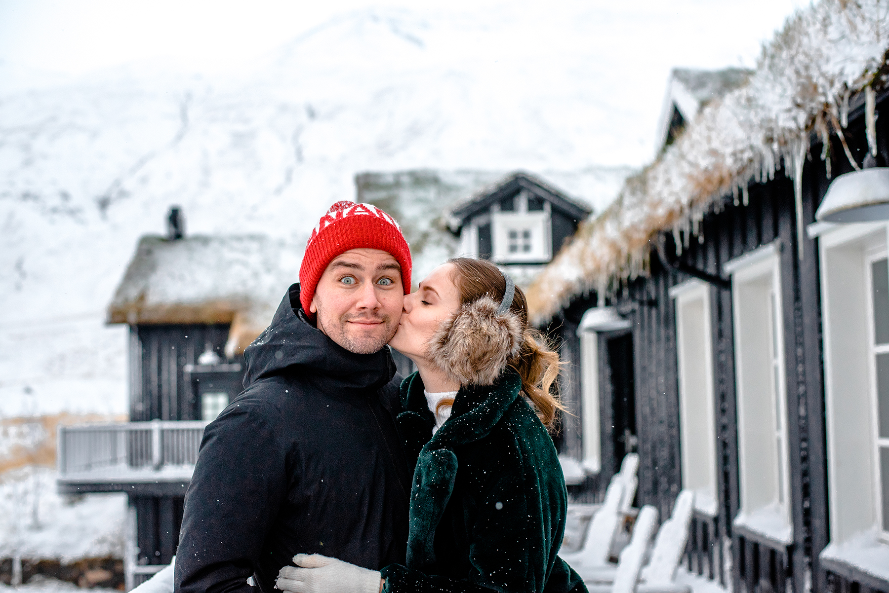 Torrance Coombs and wife Alyssa Campanella of The A List blog visits Deplar Farm in northern Iceland
