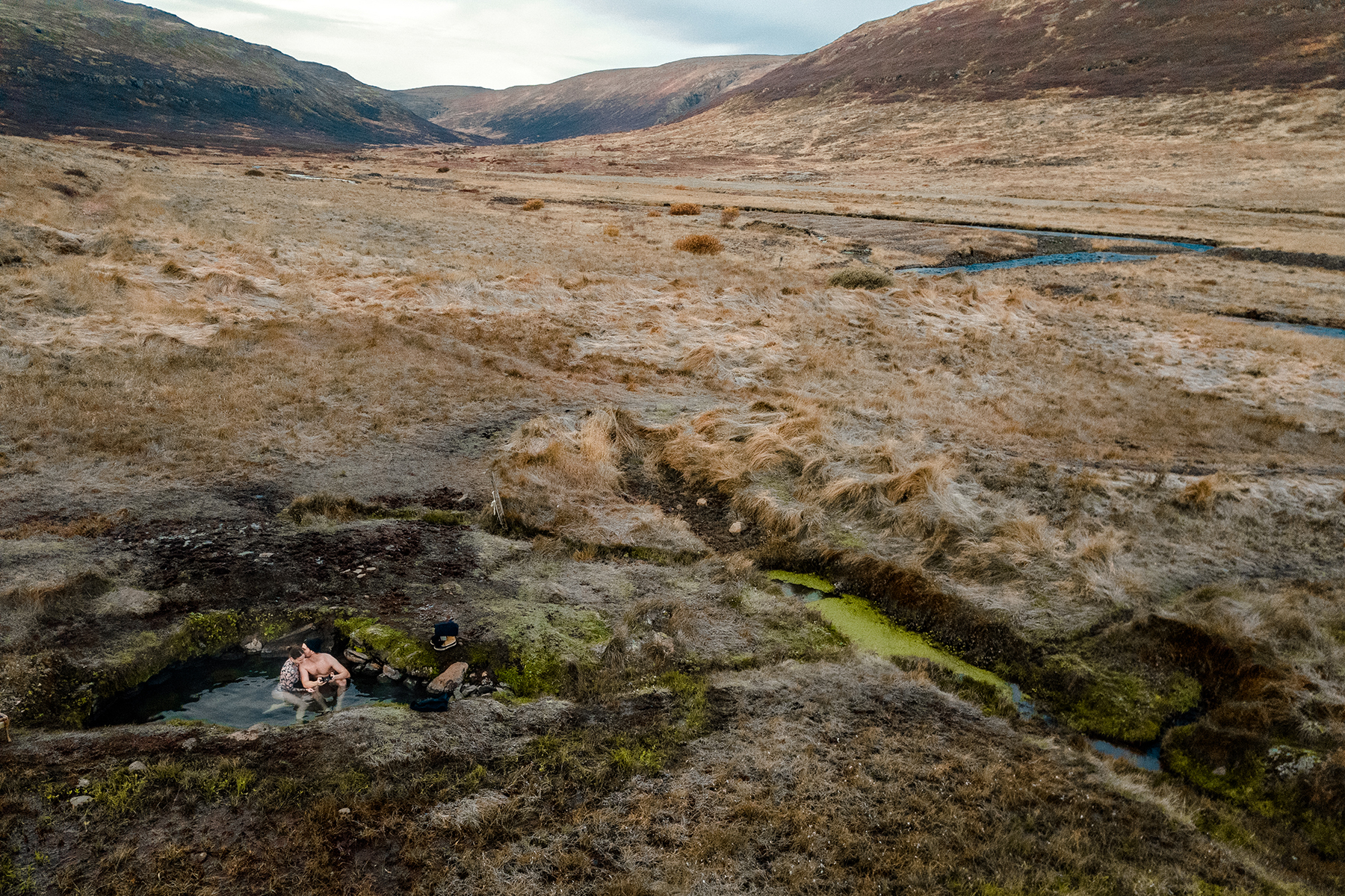 Alyssa Campanella and Torrance Coombs visit Heydalur Guesthouse in Westfjords, Iceland