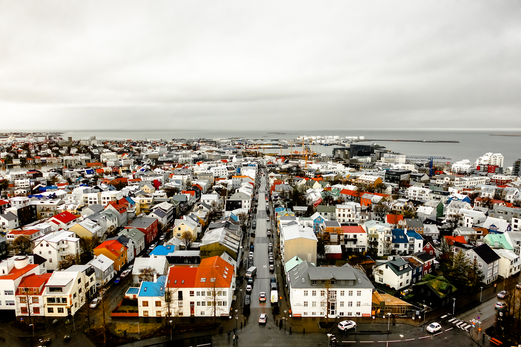 Alyssa Campanella of The A List blog visits Hallgrimskirkja in Reykjavik, Iceland