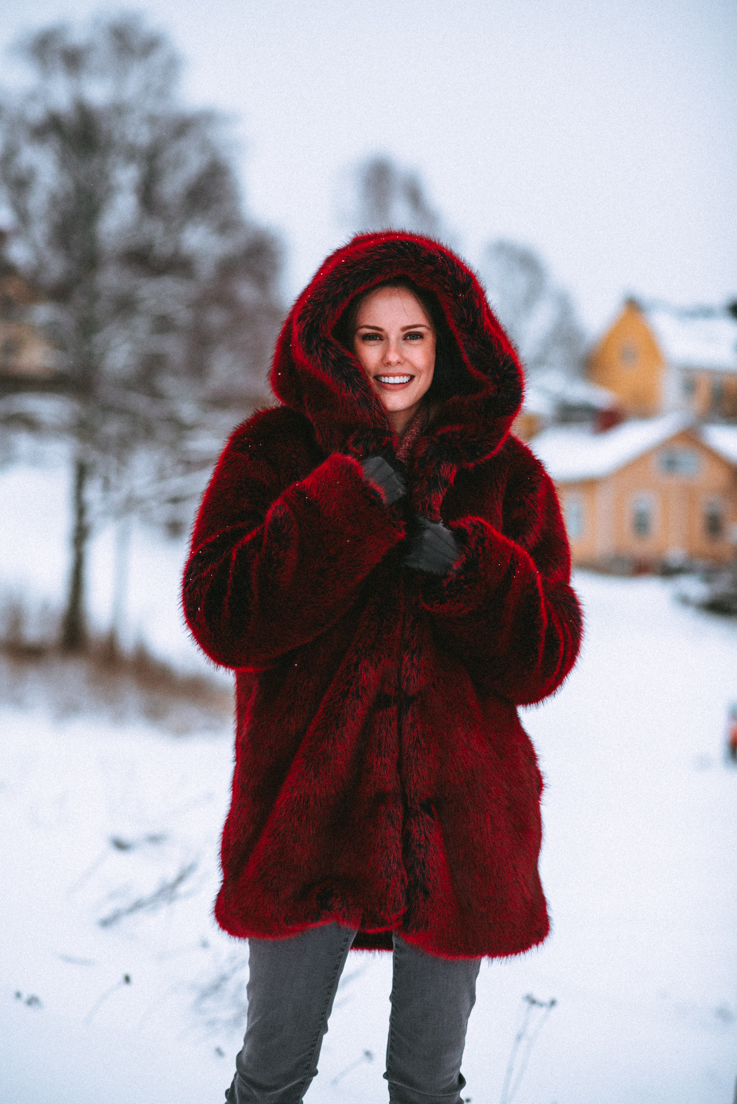 lpa faux fur coat 84