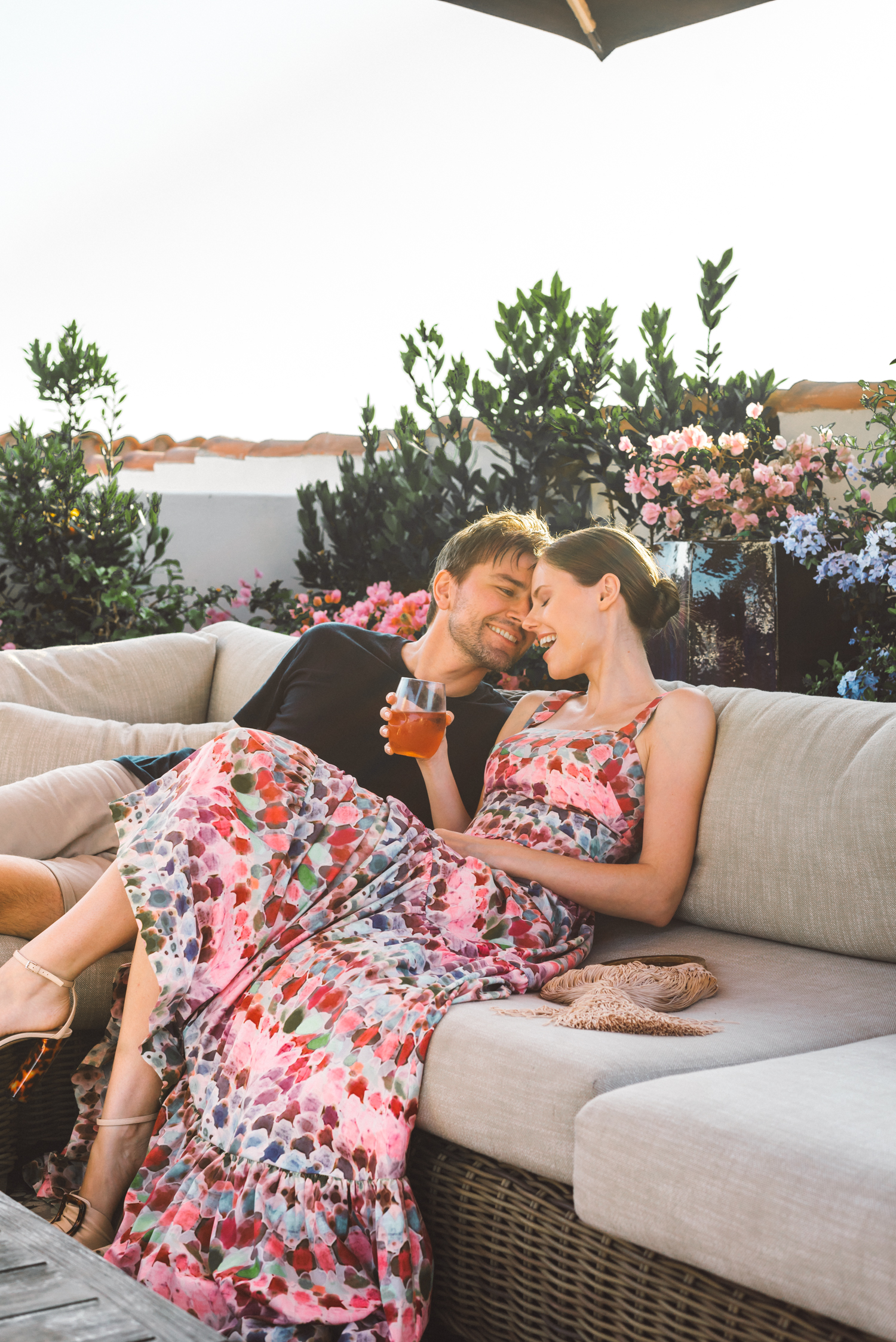 Alyssa Campanella of The A List blog visits Hotel Californian in Santa Barbara with Torrance Coombs for an anniversary trip.