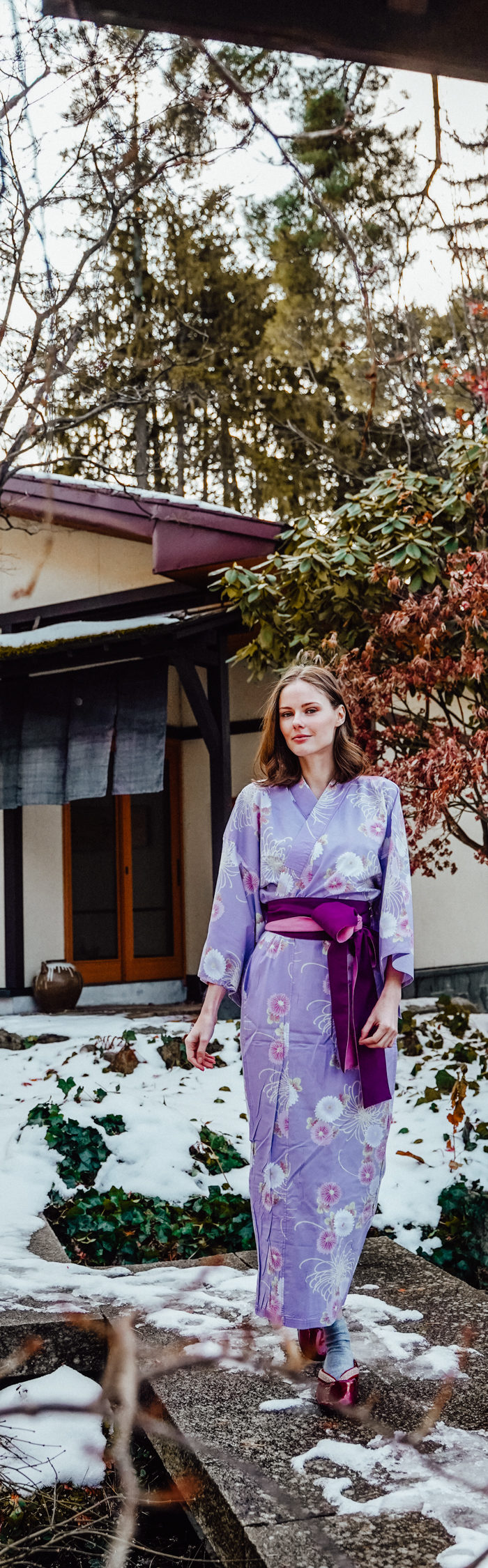 Alyssa Campanella of The A List blog visits Kourakuen ryokan in Hokkaido, Japan