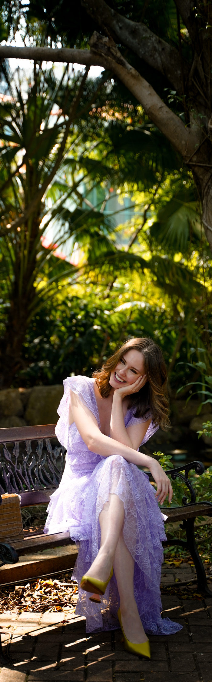 Miss USA 2011 Alyssa Campanella of The A List blog shares springtime colors of lilac and green