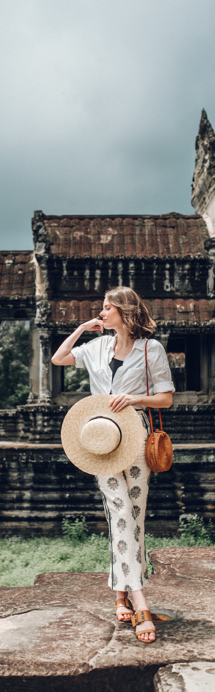 Miss USA 2011 Alyssa Campanella of The A List blog shares what to wear to Angkor Wat in Siem Reap, Cambodia
